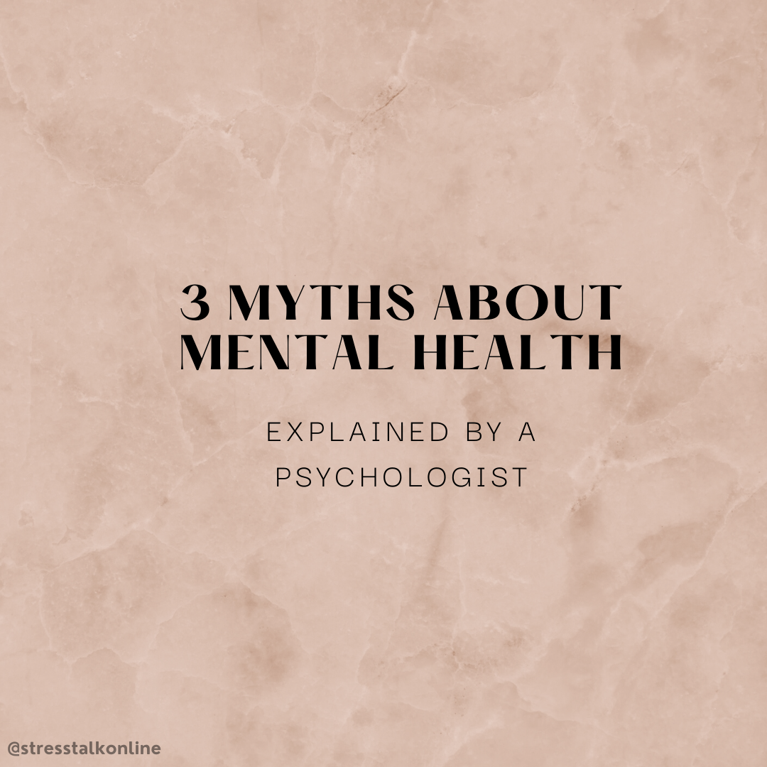 Breaking 3 myths about mental health