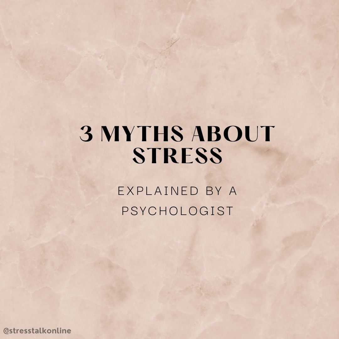 3 Myths About Stress Your Therapist Wants You To Know